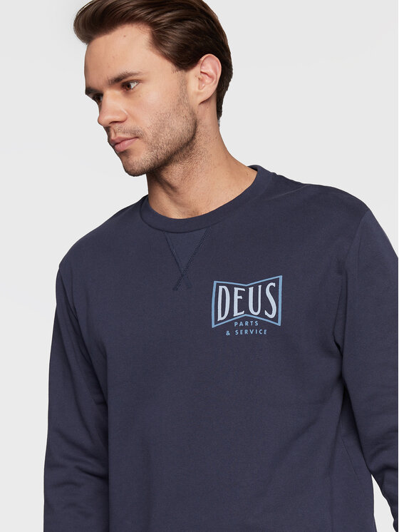 Felpa Avenue DMF228377 Blu scuro Regular Fit