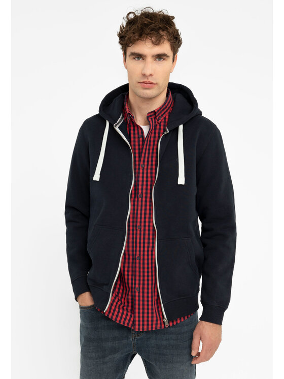 Volcano Volcano Bluza B-STAR Granatowy Regular Fit
