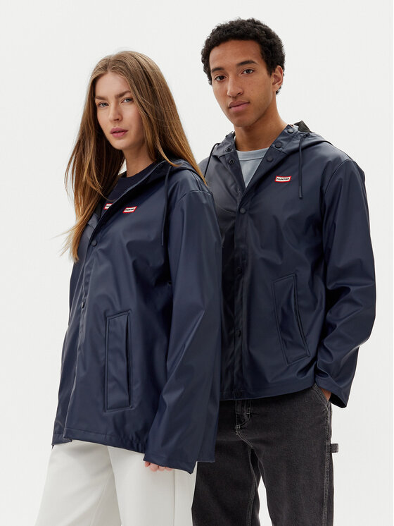 Hunter Hunter Větrovka Izzy Unisex HARU0012251 Tmavomodrá Regular Fit