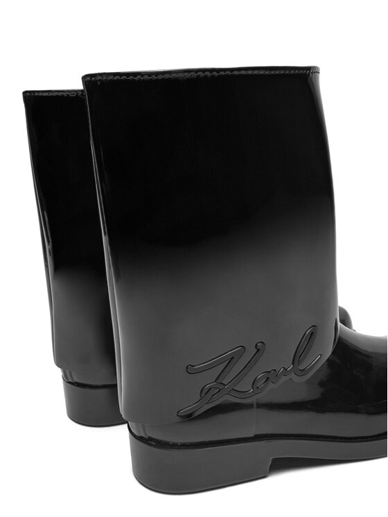 KARL LAGERFELD KARL LAGERFELD Kalosze Kalosh KL47064S Czarny