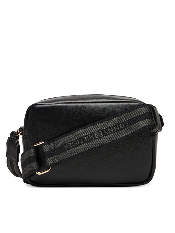 Tommy Hilfiger Tommy Hilfiger Torebka Th Logotape AW0AW17689 Czarny