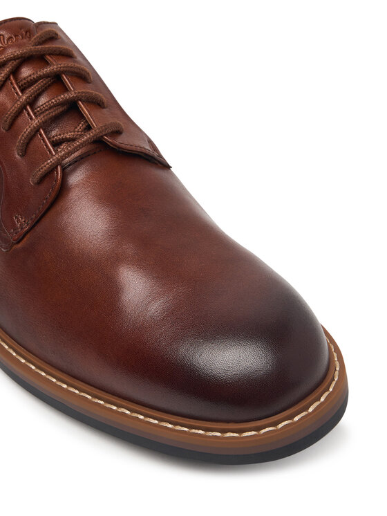 Clarks Clarks Półbuty Aldwin2 Derby 26320300 Brązowy