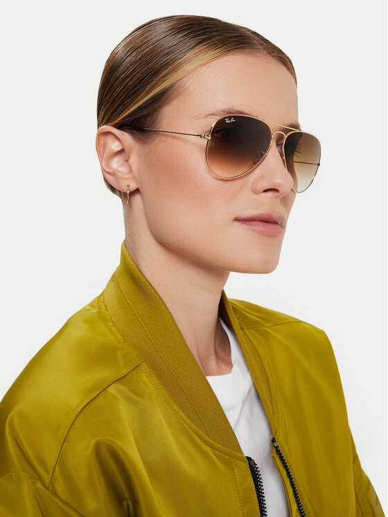 Ray-Ban Ray-Ban Okulary przeciwsłoneczne Aviator Large Metal 0RB3025 001/51 Złoty