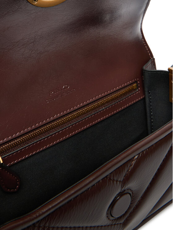 PINKO PINKO Rankinė Love Box Baguette Al 25-26 PLTT 105083 A2W2 Ruda