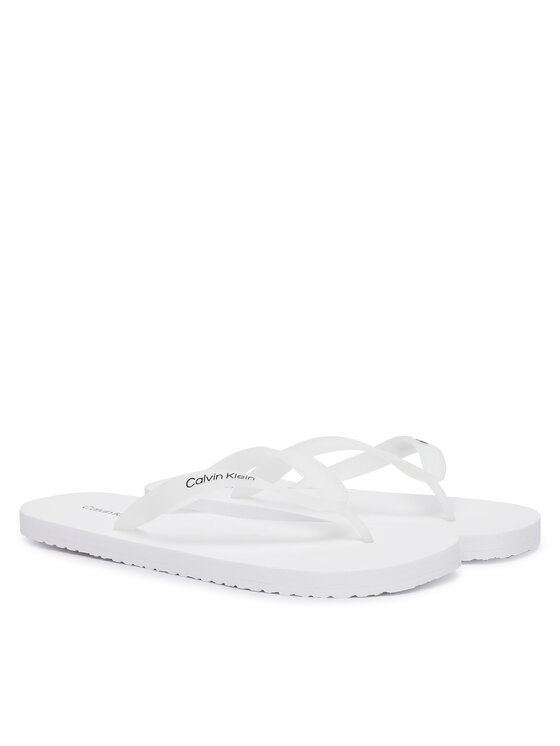 Calvin Klein Calvin Klein Žabky Logo Strap HM0HM02105 Bílá