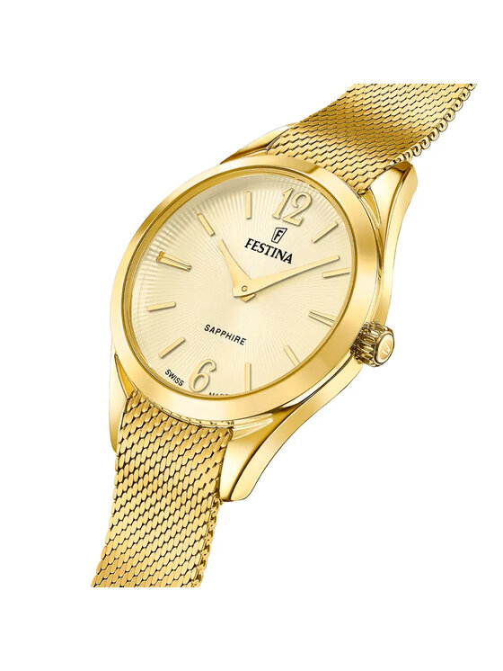 Festina Festina Hodinky F20077-3 Zlatá