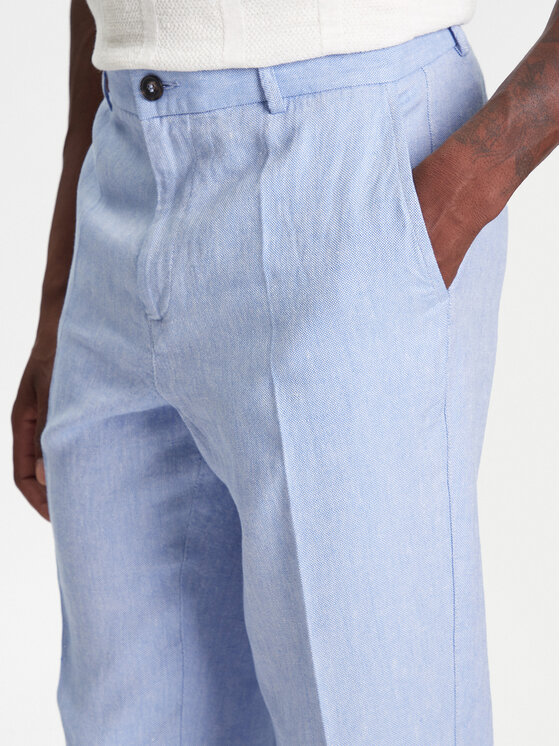 United Colors Of Benetton United Colors Of Benetton Παντελόνι υφασμάτινο 43B3UF03X Μπλε Regular Fit