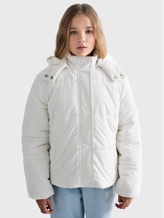 BIG STAR BIG STAR Kurtka zimowa LUCINA Biały Basic Fit