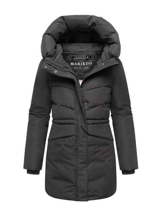 Marikoo Marikoo Kurtka zimowa Delilah Szary Regular Fit