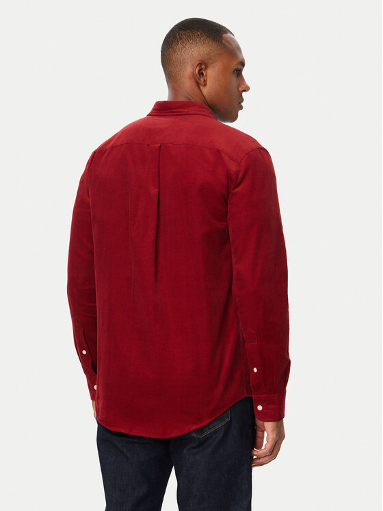 Tommy Hilfiger Tommy Hilfiger Särk Solid MW0MW40486 Tumepunane Regular Fit