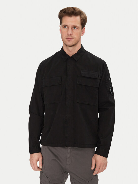 C.P. Company C.P. Company Hemd 18CMSH128A110143G Schwarz Regular Fit
