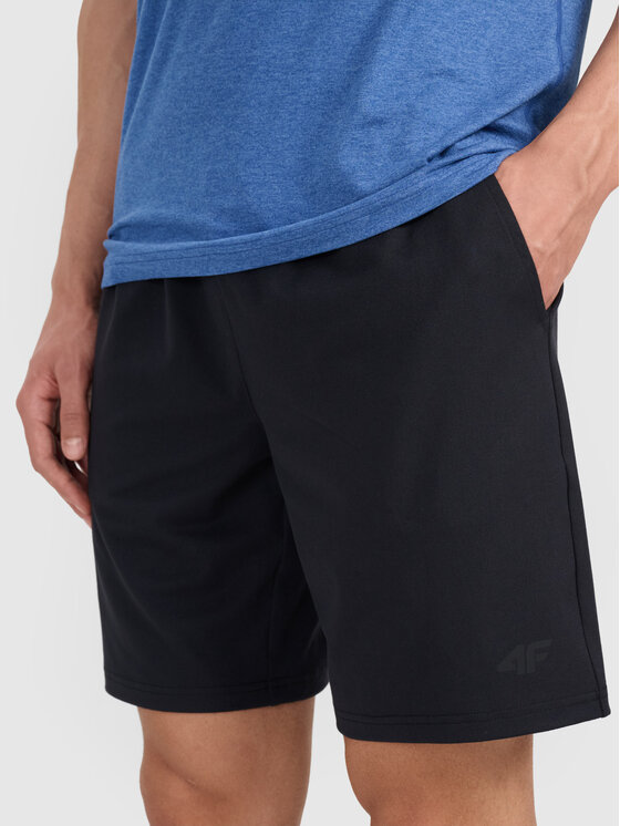 4F 4F Szorty sportowe MULTI ACTIVE Czarny Regular Fit