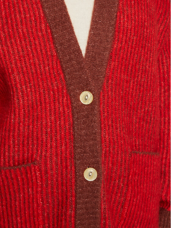 Cardigan Vitow VITO19BH22 Rosso Relaxed Fit