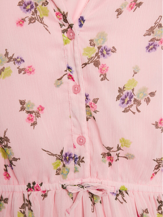Kids ONLY Kids ONLY Sukienka letnia Malina 15316598 Różowy Regular Fit
