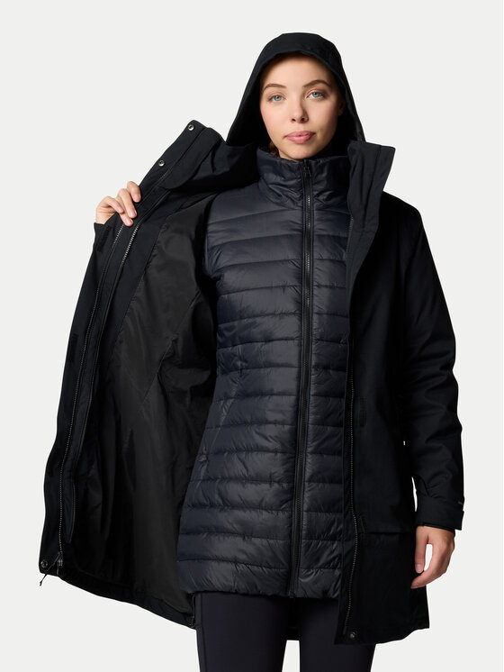 Columbia Columbia Pohodna jakna Pulaski™ II 3-in-1 2113971 Črna Regular Fit