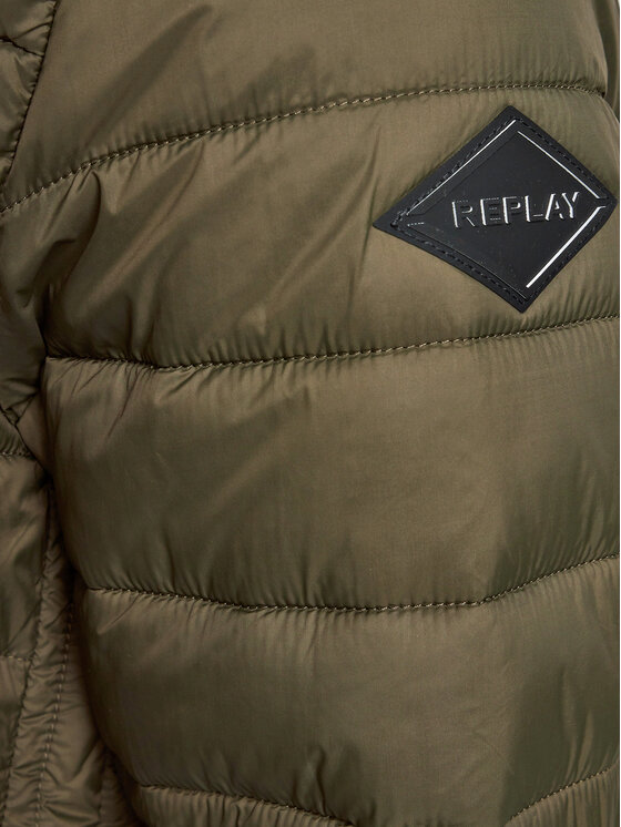 REPLAY REPLAY Демісезонна куртка M8261.000.84166D Зелений Regular Fit