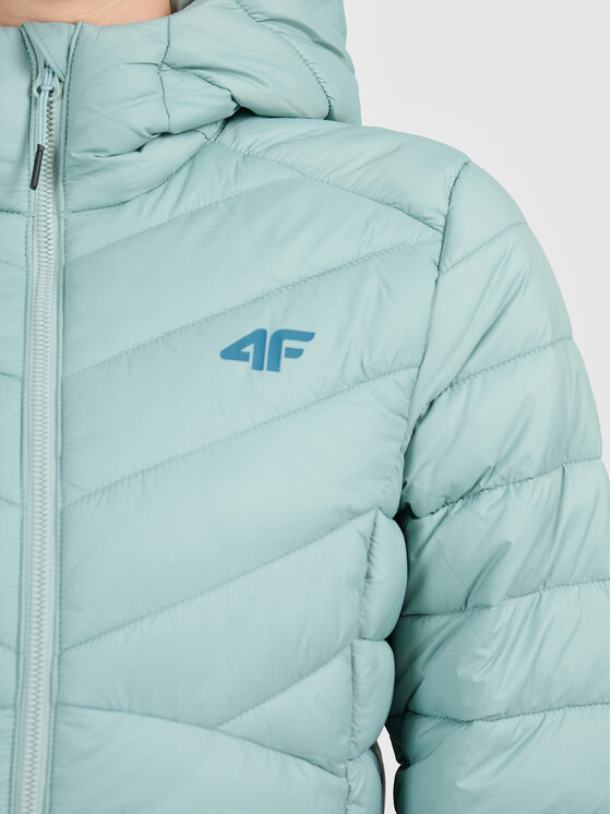 4F 4F Kurtka puchowa 4FWAW26TDJAF0924-47S Zielony Active Fit