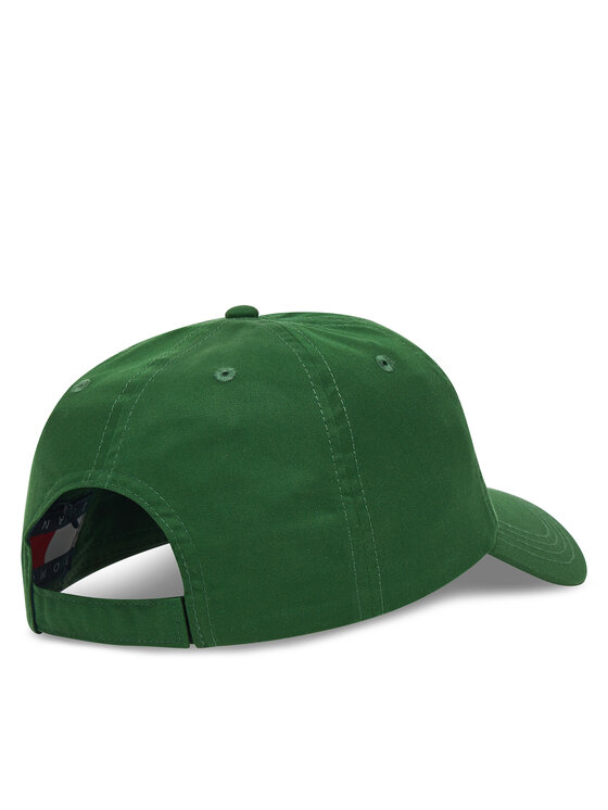 Tommy Jeans Tommy Jeans Kepurė su snapeliu Tjm Linear Logo Cap AM0AM12958 Žalia