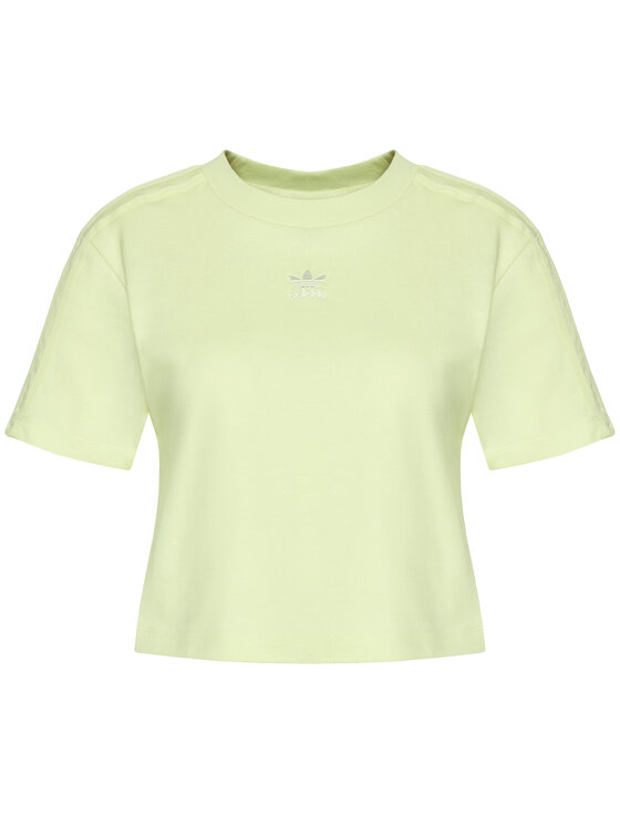 adidas adidas Тениска от техническо трико Luxe H56452 Жълт Regular Fit