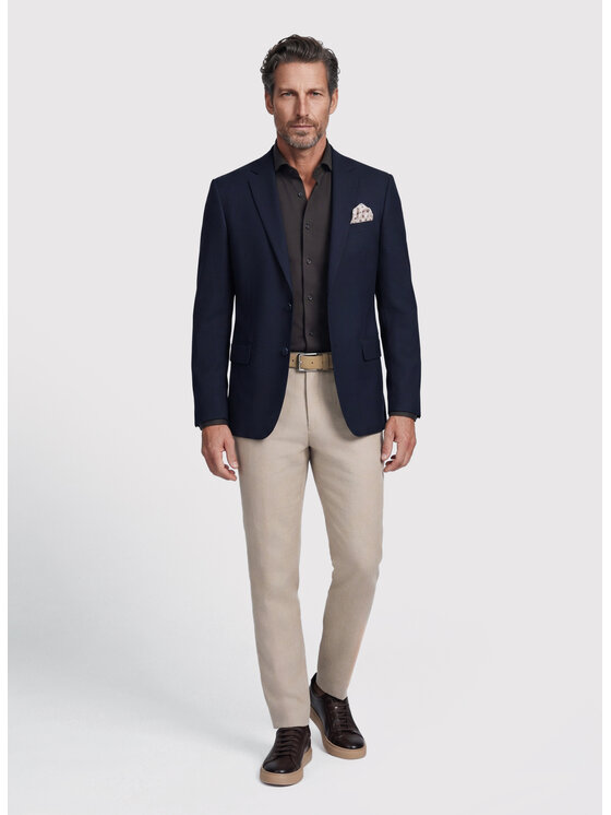 Pako Lorente Pako Lorente Marynarka P26WP-3X-011 Granatowy Slim Fit