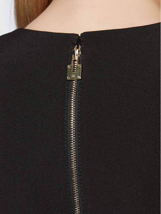 Elisabetta Franchi Elisabetta Franchi Koktejlové šaty AB-361-31E2-V390 Černá Slim Fit