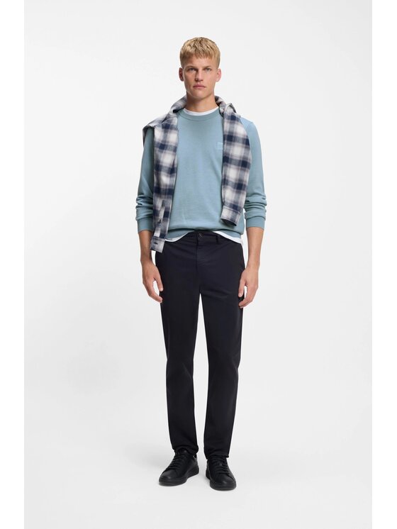 BOSS BOSS Felpa 50527583-451 Celeste Regular Fit