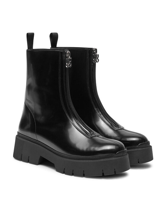 HUGO Hugo Botine Kris_Zipbootie_Brpu 50529837 Negru