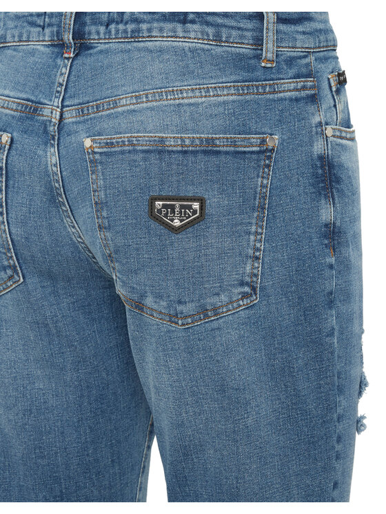 PHILIPP PLEIN PHILIPP PLEIN Jeansy 27845 Niebieski jasny Slim Fit