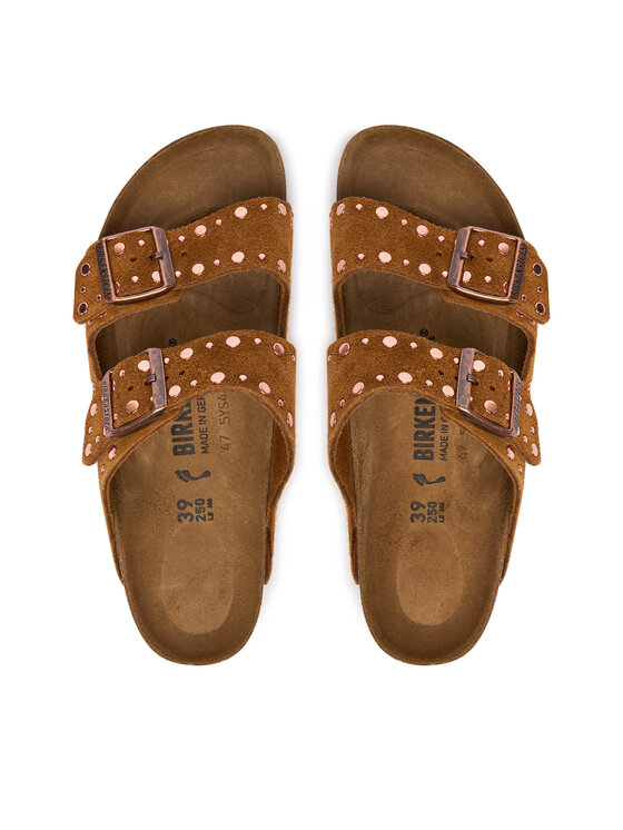 Birkenstock Birkenstock Klapki Arizona Rivet 1031731 Brązowy