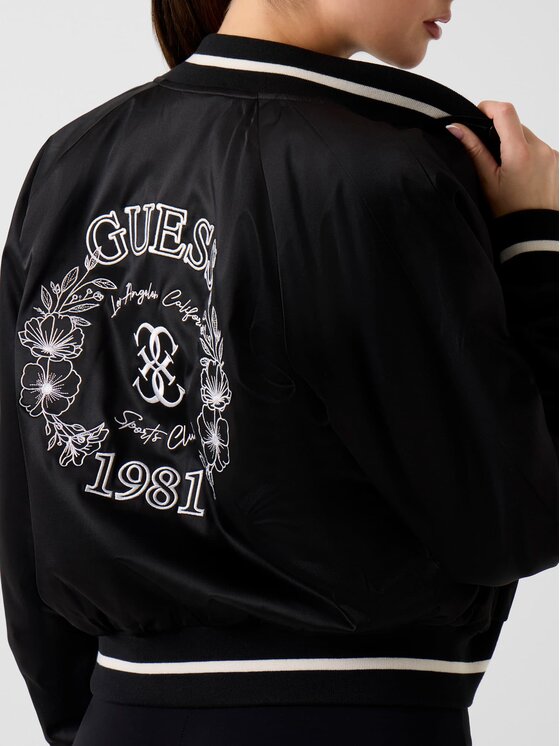 Guess Guess Kurtka bomber 180709 Czarny Classic Fit