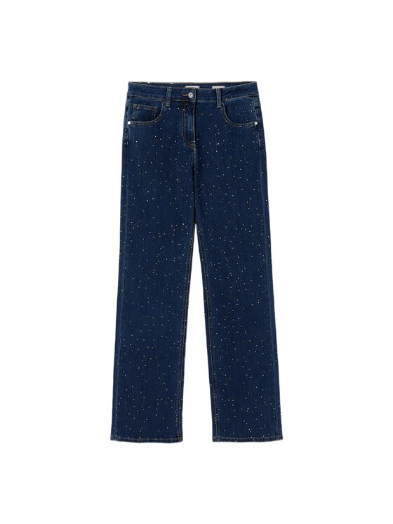 Oltre Oltre Jeansy P459R108891N034 Niebieski Regular Fit