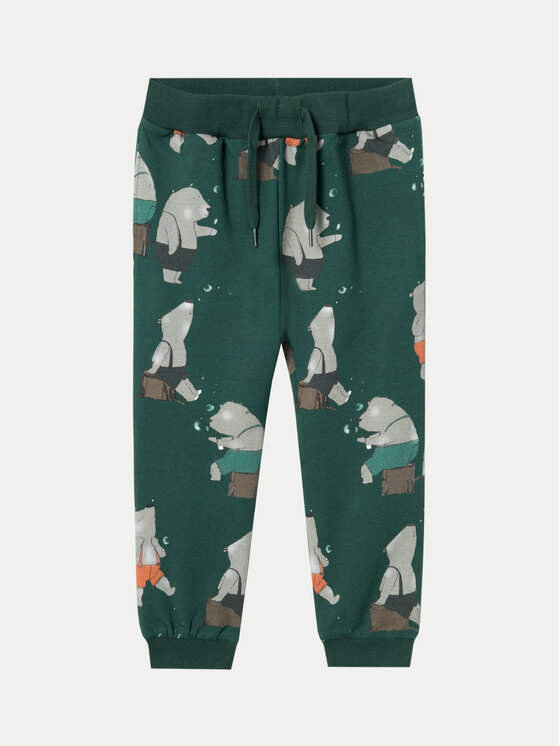 NAME IT NAME IT Jogginghose Larsen 13232067 Grün Regular Fit