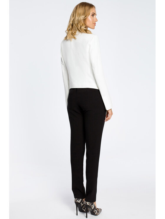 Made of Emotion Made of Emotion Marynarka M030 Biały Casual Fit