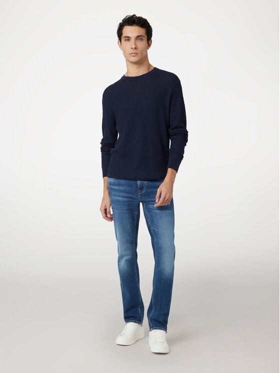 Guess Guess Maglione 166643 Blu Classic Fit