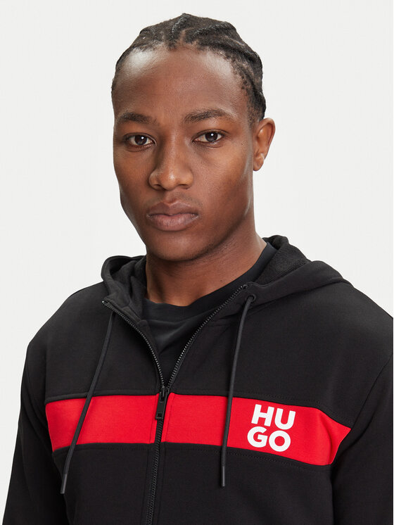 HUGO HUGO Dres DapieDoaky 50485042 Czarny Regular Fit