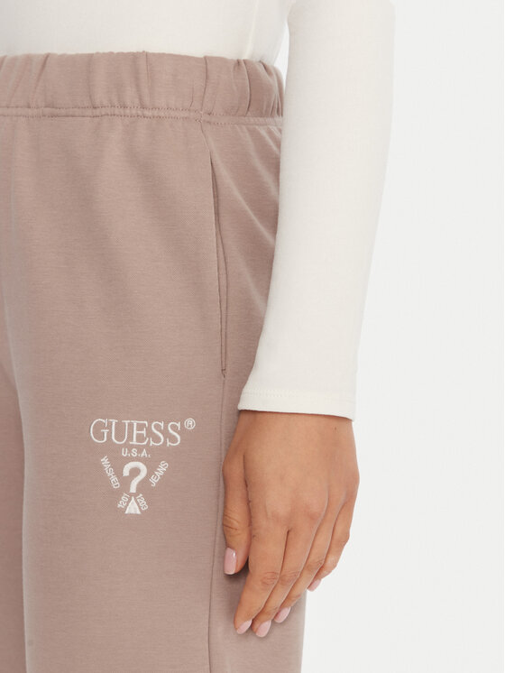 Guess Guess Боді V5BP09 KCBF1 Écru Slim Fit
