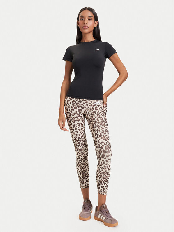 adidas adidas Tricou tehnic Primelift Essentials Workout Contour T-Shirt KD0108 Negru Slim Fit