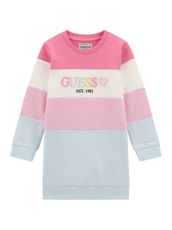 Guess Kids Guess Kids Sukienka 176327 Kolorowy Classic Fit