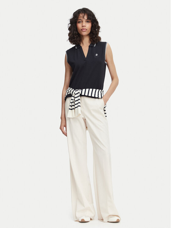 Beverly Hills Polo Club Beverly Hills Polo Club Поло P-SS26W-P0022 Cиній Regular Fit