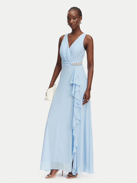 Artigli Artigli Abendkleid ACAB004498 Hellblau Regular Fit