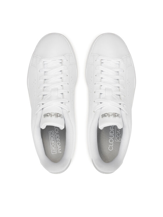Adidas cloudfoam advantage white sneakers online