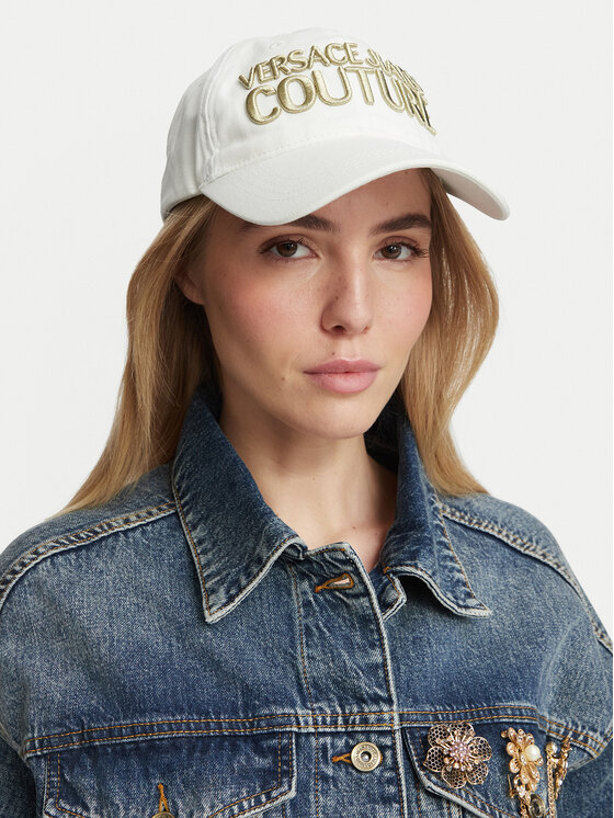 Versace Jeans Couture Versace Jeans Couture Kepurė su snapeliu 78VAZK32 Balta