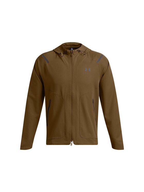 Under Armour Under Armour Giacca di transizione 1389354-308 Cachi Loose Fit