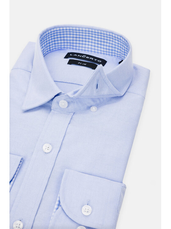 Lancerto Lancerto Koszula Sylvia 2 KO073123000011 Niebieski Slim Fit
