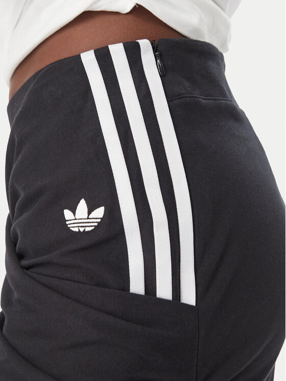 adidas adidas Cпідниця-міні Adiluna Season 2 X Jennie Wrap-Around Skirt LD8930 Чорний Regular Fit