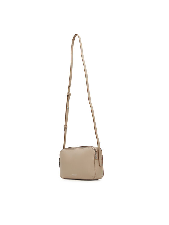 Calvin Klein Calvin Klein Torbica Foil Logo Elongated Camera Bag LV04F3276G Bež