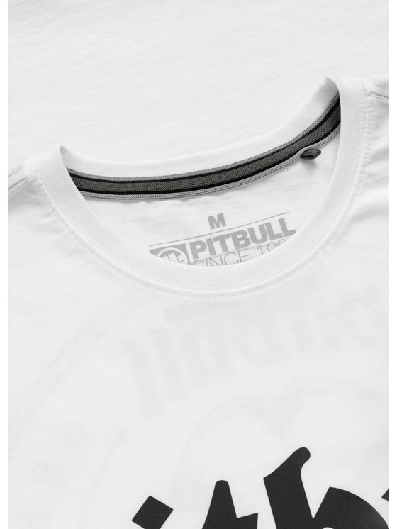 PITBULL PITBULL T-Shirt O'SIDE SKULL Biały Regular Fit