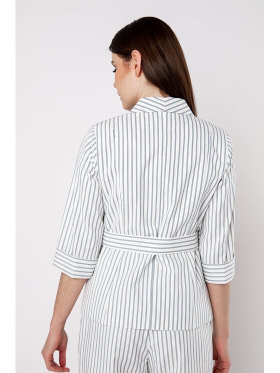 QUIOSQUE QUIOSQUE Sako MONTE CARLO JACKET 0423016 Bílá Regular Fit