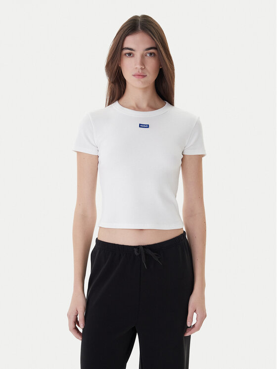 HUGO Hugo Тишърт Baby 50510749 Бял Slim Fit