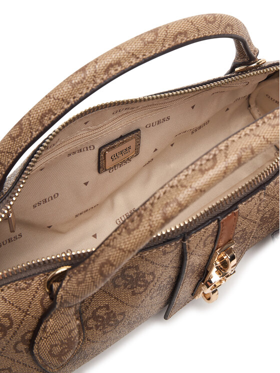 Guess Guess Rankinė Yvonne Logo Mini HWSG23 78760 Šviesiai ruda